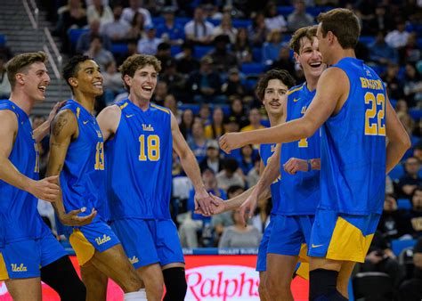UCLA men’s volleyball celebrates seniors, sweeps Concordia University