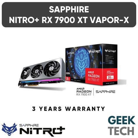 SAPPHIRE Nitro AMD Radeon RX 7900 XT Vapor X 20GB GDDR6 Shopee Malaysia