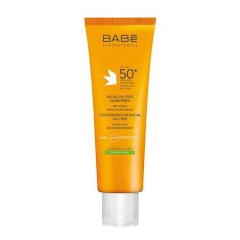 БАБЕ СЛЪНЦЕЗАЩИТЕН КРЕМ ЗА ЛИЦЕ БЕЗ МАСЛА SPF СУХО УСЕЩАНЕ мл BABE FACIAL SUNSCREEN