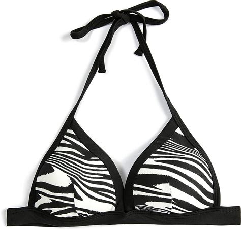 Üçgen Bikini Üstü Zebra Desenli Kaplı Boyundan Bağlamalı OnuAl Fiyat Arşivi