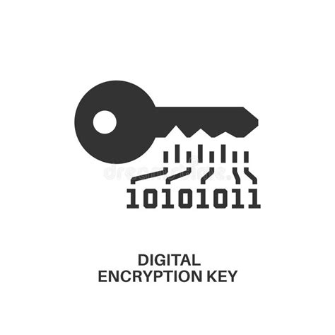 Icône De Cryptage Des Données Sur L illustration De Vecteur D