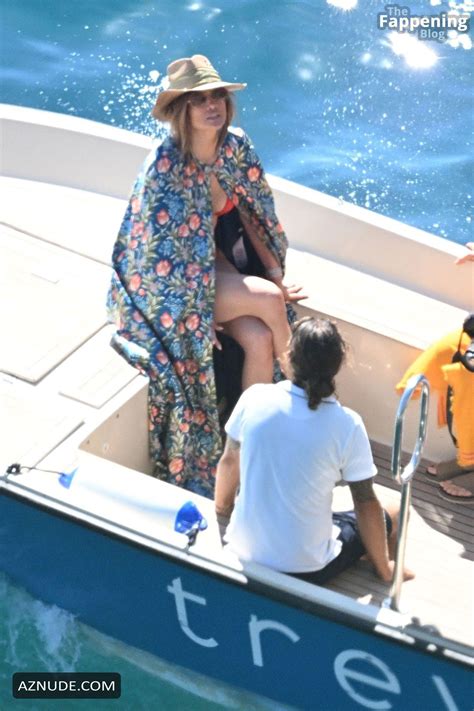 Jennifer Lopez Sizzles In Red Bikini On Italian Getaway In Positano Aznude