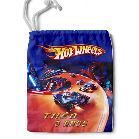 Saquinho Surpresa Personalizada Hot Wheels Elo7