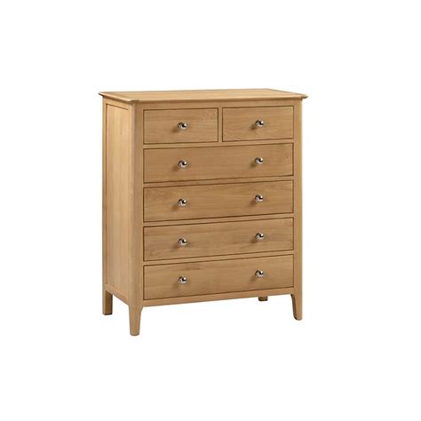 Solid Oak 6 Bedroom Drawer Wide Chest Diy At Bandq