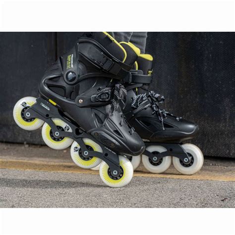 Rolki Powerslide Imperial One Black Yellow 80 Roooolki