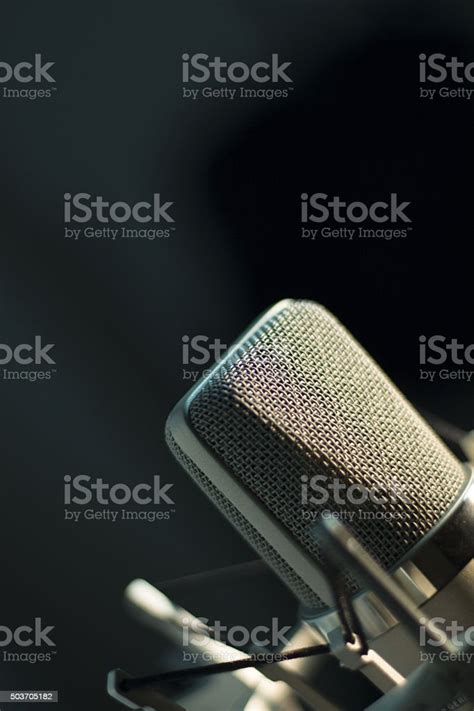 Audio Recording Vocal Studio Voice Microphone Stock Photo - Download ...