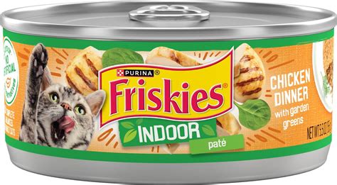 Friskies Indoor Classic Pate Chicken Dinner Canned Cat Food 5 5 Oz