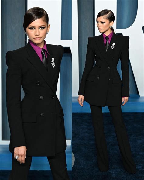 Zendaya Fan Account On Instagram Suit Daya 🤩 Zendaya Attending The