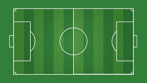 Premium Vector Soccer Field Or Football Field Isolated On White