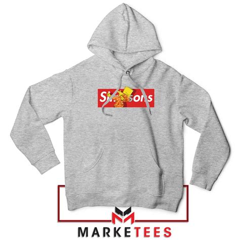 Bart Simpson Dub Supreme Hoodie Parody Supreme S-2XL - US Apparel