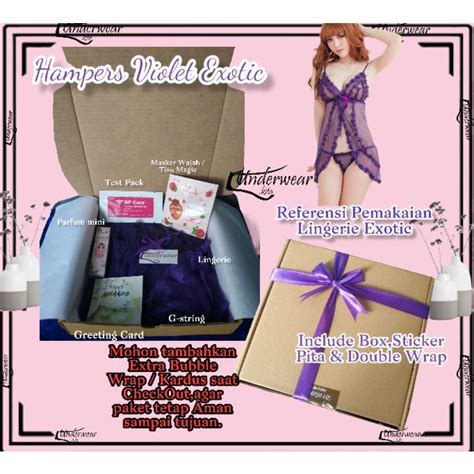 Jual Hampers Pernikahan Kado Wedding Paket Lingerie Cantik Cocok Untuk Kado Pernikahan Shopee