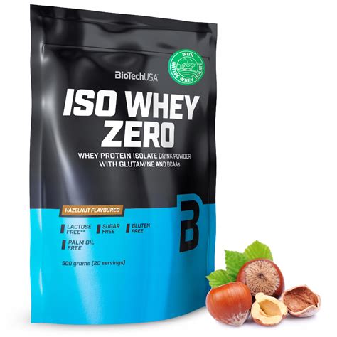 BIOTECH ISO WHEY ZERO 500g PROTEIN ISOLATE WPI EAA BTIWZ5 10