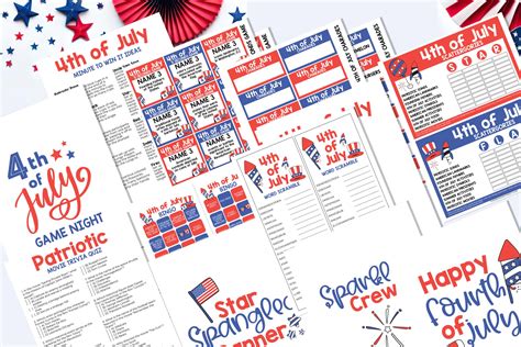 Free Printable 4th of July Games: Family Party Game Ideas - The