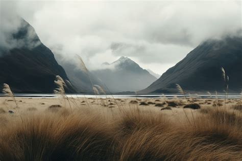 Beau Paysage Naturel Avec Montagnes Et Lac Photo Gratuite