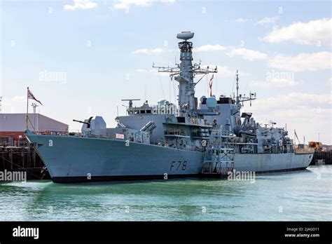Hms Kent F78 Is A Type 23 Duke Class Frigate Of The British Royal