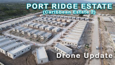 Drone View Of Port Ridge Estate Caribbean Estate Newhomes