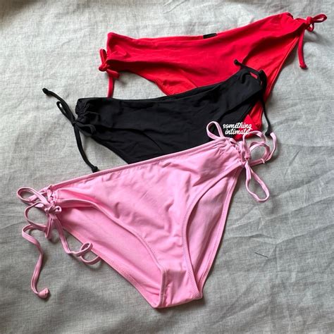 Jual K Dapet H M Tied Tanga Cheeky Bikini Bottom Celana Dalam