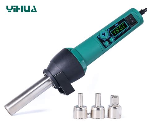 Yihua I W Digital Display Adjustable Temperature Portable Handheld Hot Air Gun V Eu