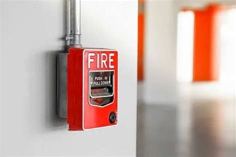 Copper Red Security Fire Alarm System For Office Building Hospital