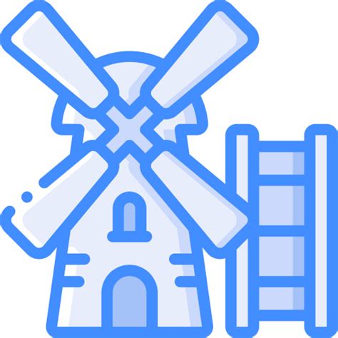 Mill Basic Miscellany Blue Icon