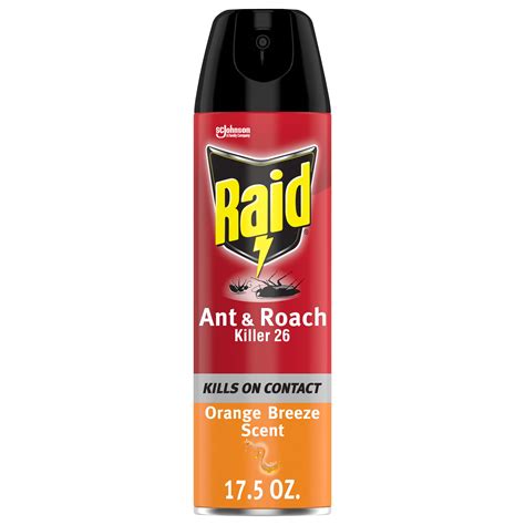 raid ant roach killer  orange breeze scent  oz walmartcom