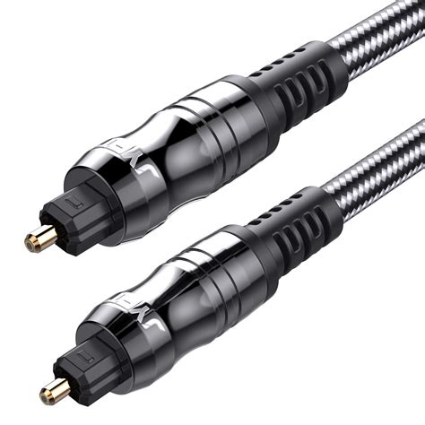 Digital Optical Audio Toslink Cable 3m, JYFT, S/PDIF Port, 24K Gold