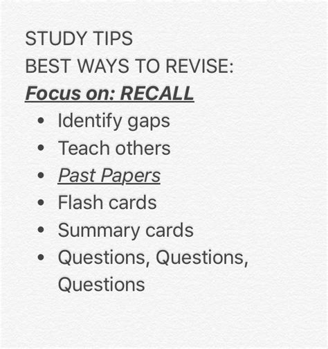 Study Tips Best Ways To Revise Best Way To Revise Effective Study