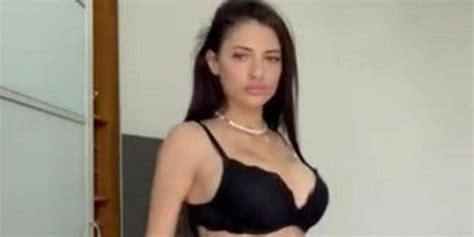 Martina Fusco Nude Black Lingerie Teasing Video Tnaflix