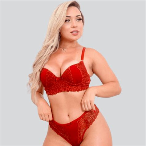 Conjunto Lingerie Feminino Renda Sensual E Confort Vel Shopee Brasil
