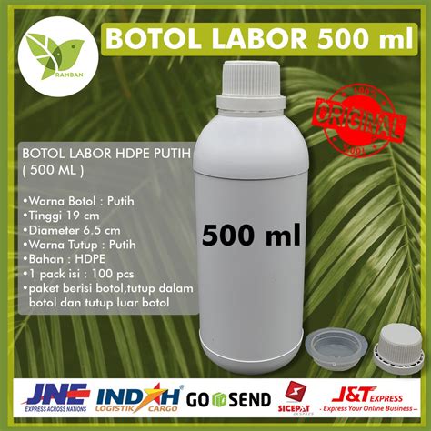 Jual Botol Agro Hdpe Solid Labor Ml Shopee Indonesia