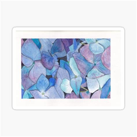 Lisa S Hydrangeas Sticker For Sale By GringaArt DR Redbubble