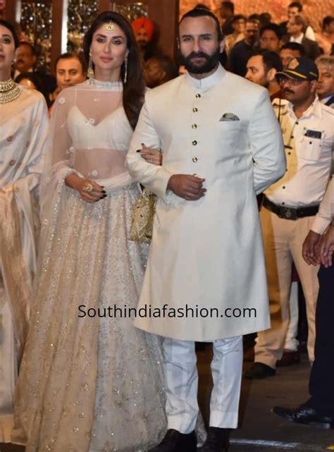 Kareena Kapoor in a white lehenga at Isha Ambani - Anand Piramal ...