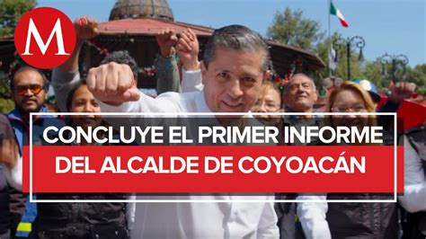 Giovani Guti Rrez Rinde Primer Informe De Gobierno De Coyoac N Youtube