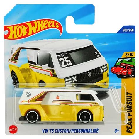 Базовая машинка Hot Wheels Peak Pursuit VW T Custom Personnalise желтая JBC N