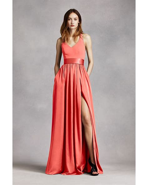 coral colored dresses for wedding 9
