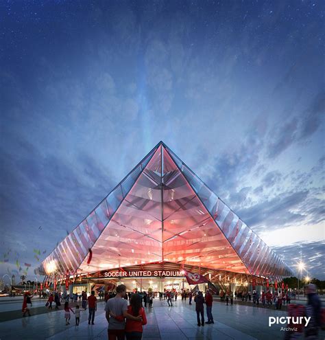 Pictury Usa Soccer National Stadium On Behance Stadium Design