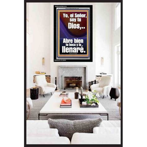Abre Bien Tu Boca Y La Llenaré Arte Bíblico Gwspaascend10135 25x33
