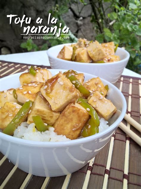 Como preparar Tofu a la naranja