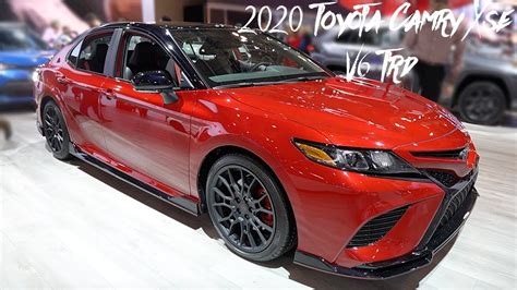 2020 Toyota Camry Xse V6 Trd Exterior And Interior Walkaround Youtube