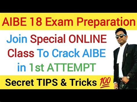 AIBE Exam Preparation 2023 AIBE 18 Exam Preparation Tips Online