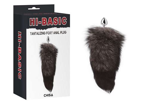 Plug Anal Cola De Zorro Larga Foxy Cm Fruto Deseado