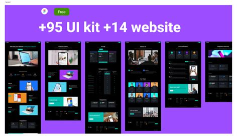 95 Ui Kit 14 Website Figma