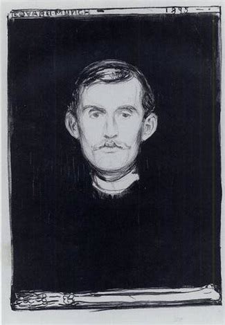 Self-portrait by Edvard Munch on artnet