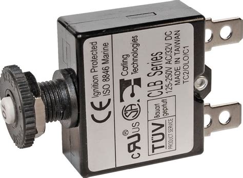 Push Button Reset Only Quick Connect Circuit Breaker