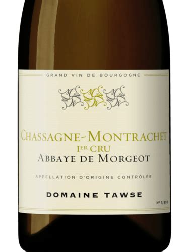 Domaine Tawse Chassagne Montrachet Er Cru Abbaye De Morgeot