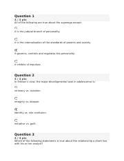 CEFS 510 Quiz1 1 11 Docx Question 1 4 4 Pts All Of The Following