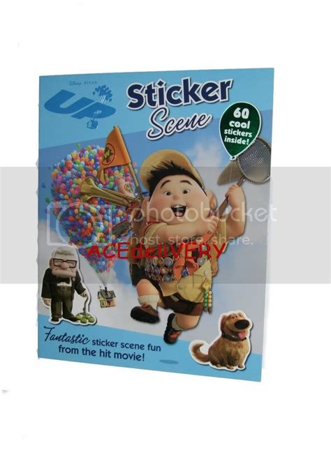 Disney Pixar Up Film Sticker Scene Book 60 Stickers New Ebay