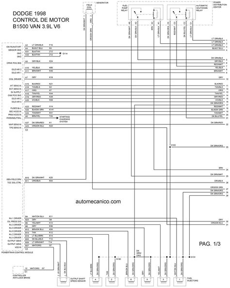 Dodge 1998 Diagramas Esquemas Graphics Vehiculos Motores