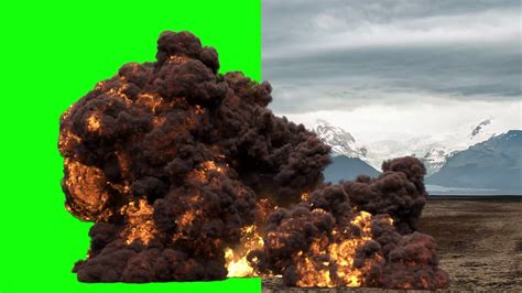 Free Green Screen Effects Video Gasoline Explosion Green Screen