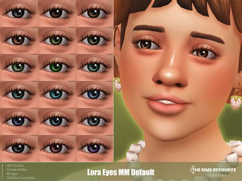 Eye Default Coloring Sims 4 Cc Infinityptu